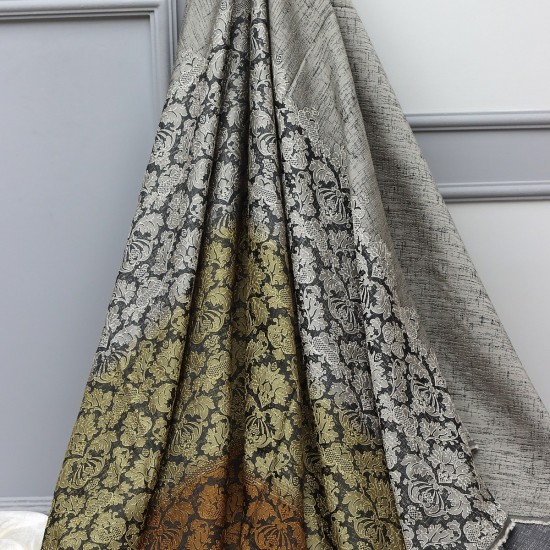  Panel V-40 Damask Wholesale Jacquard Background Curtain Fabrics Living Room and Bedroom Curtains 10 Models  300x300 cm 100% Polyester